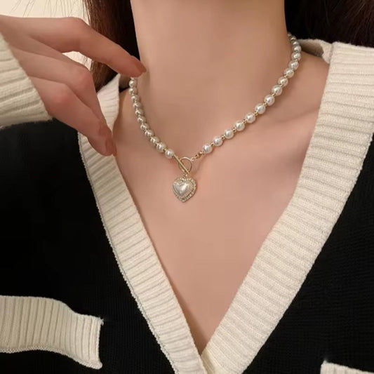 Set bijoux elegante: collana + orecchini - Atelier™
